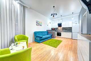 Апартаменты Apartments near Kiev Botanical Garden ym.Hryshka Киев Апартаменты с 1 спальней-3